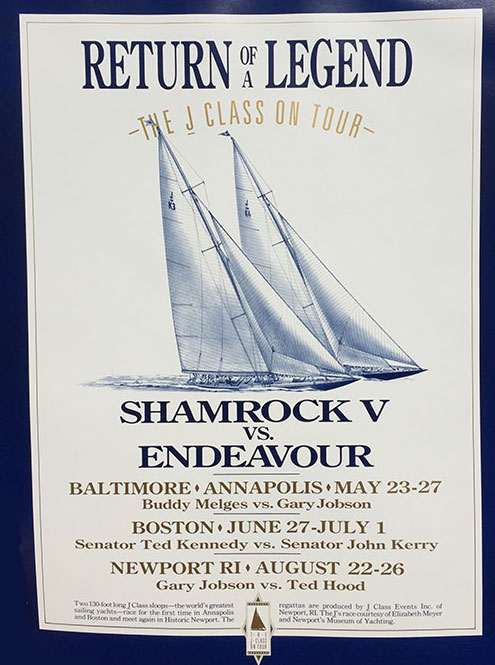 return of the legends jclass on tour sailing poster for sale